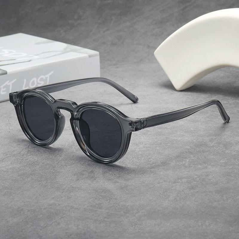 Vintage Small Frame Round Sunglasses Women For Men Male Luxury Brand Designer Popular Steampunk Shades Hip Hop Sun Glasses Uv400