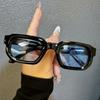 New Small Rectangle Sunglasses Women Fashion Brand Square Sun Glasses Men Classic Vintage Punk Shades UV400