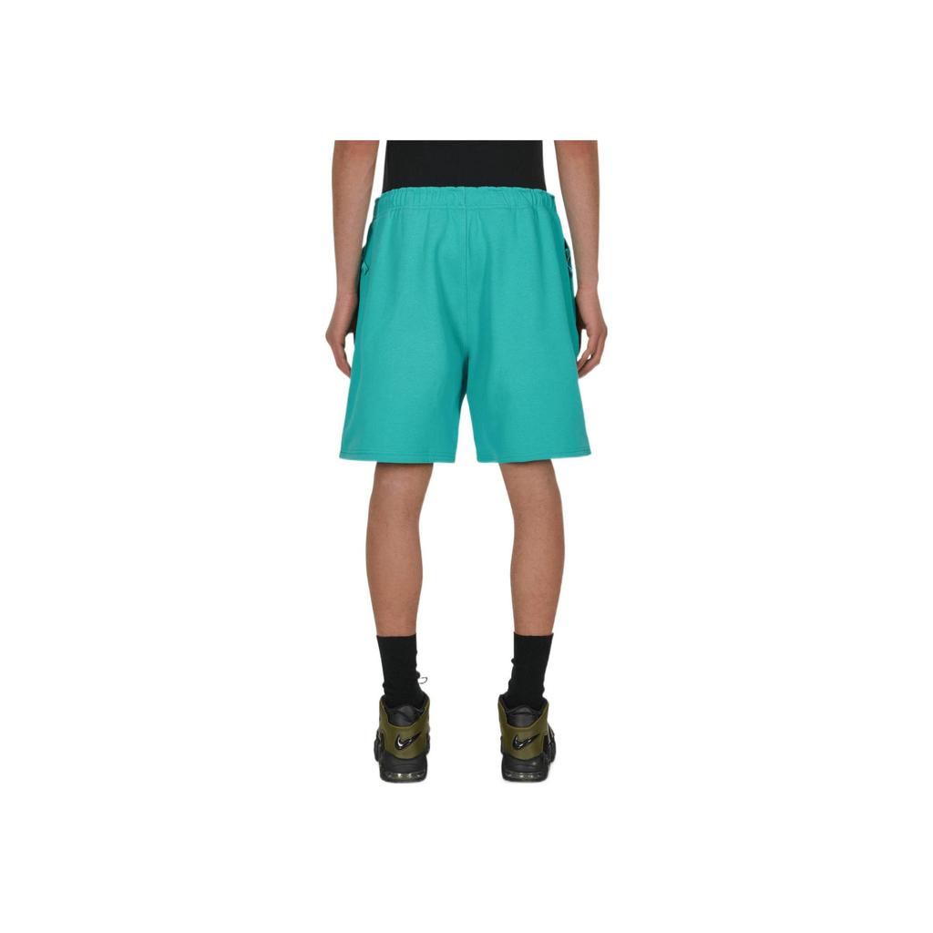 Nike Solo Swoosh Fleece Shorts Washed Teal/White Men Streetwear DV3055-392