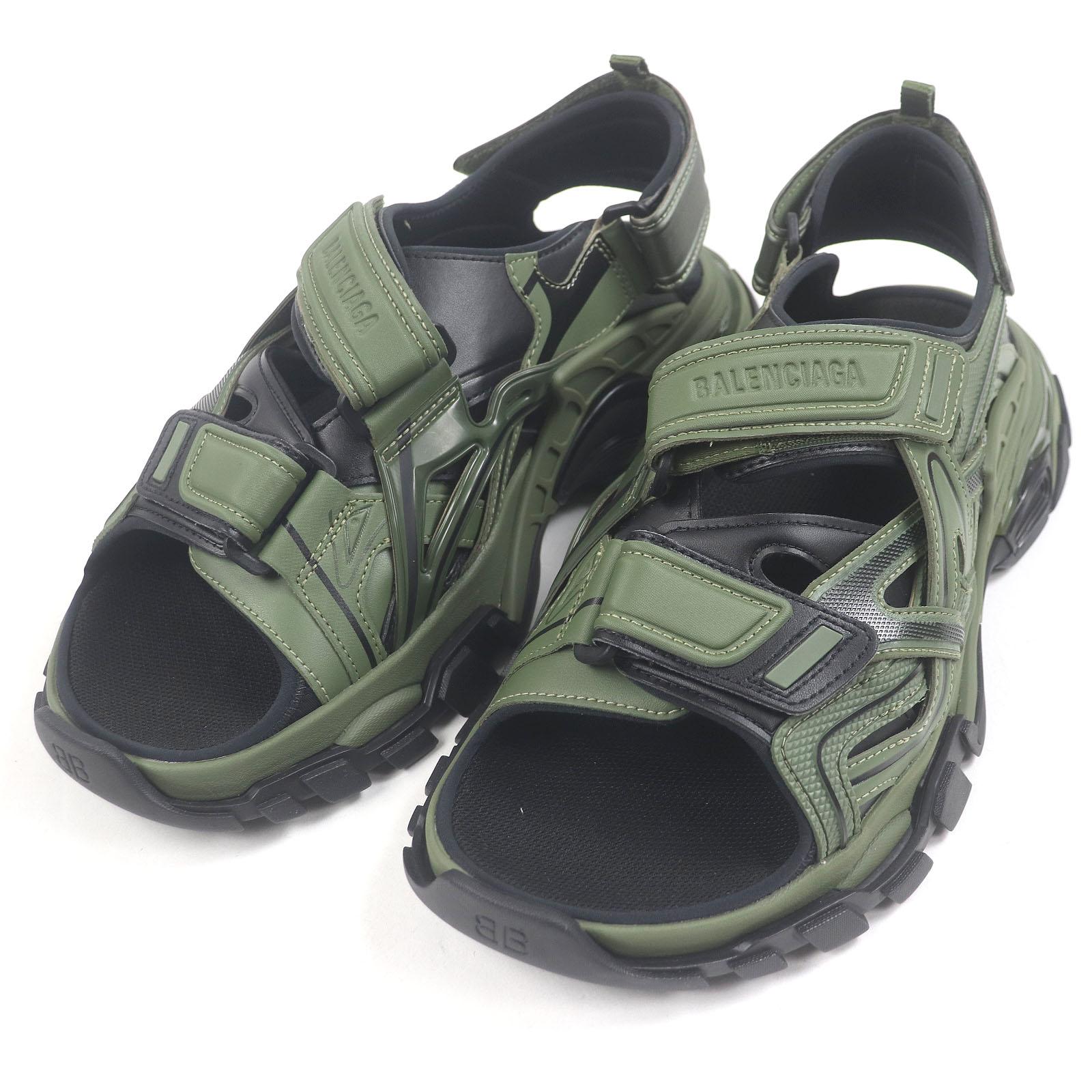 

BALENCIAGA Sandals TRACK SANDAL truck khaki mens 28.5 617542 Used