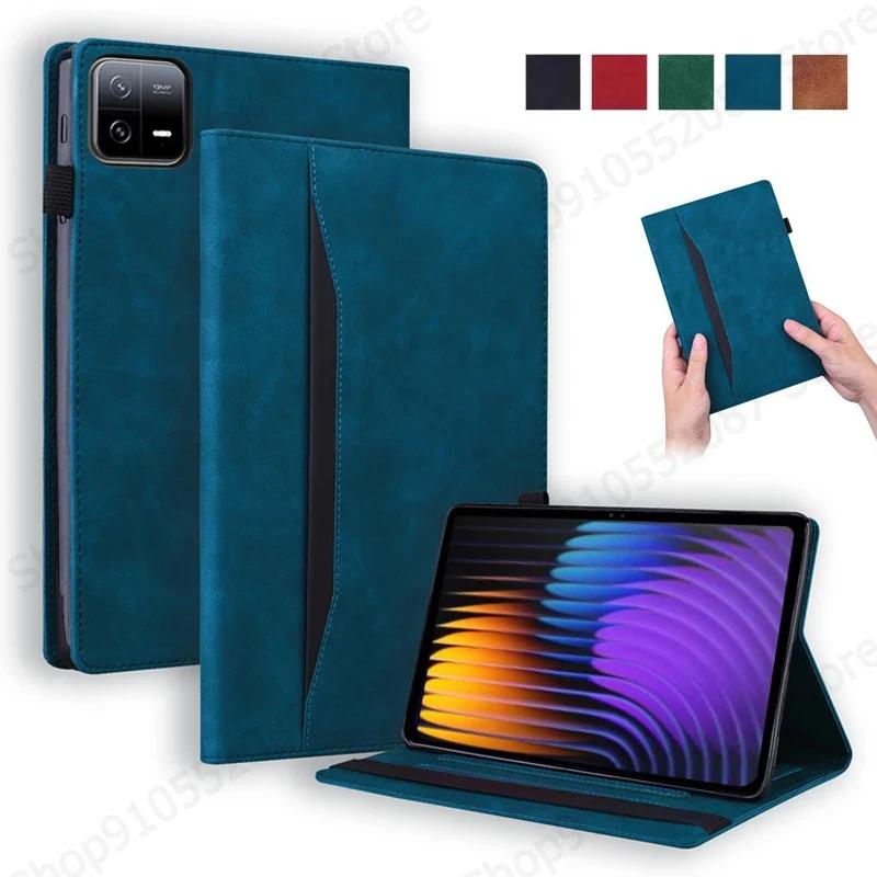 Coque for Xiaomi Pad 7 Case 11.2 Inch Luxury PU Leather Wallet Tablet Funda for Xiaomi Pad 7 11.2 Case for Mi Pad 7 Cover