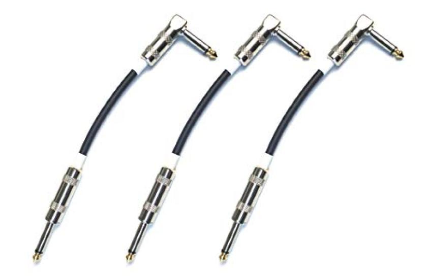 Sound MOMO Guitar Patch Cable P1LL [Uses Mogami 2524] Black 20cm
