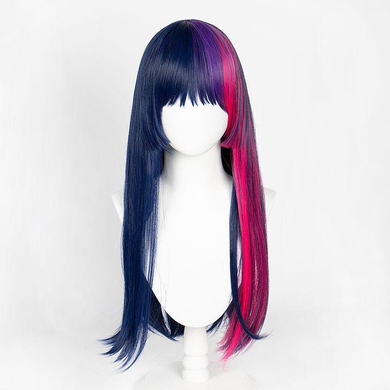 My Little Pony Equestria Girls Purple Long Straight Hair High-Temperature Silk Anime Cosplay Wig