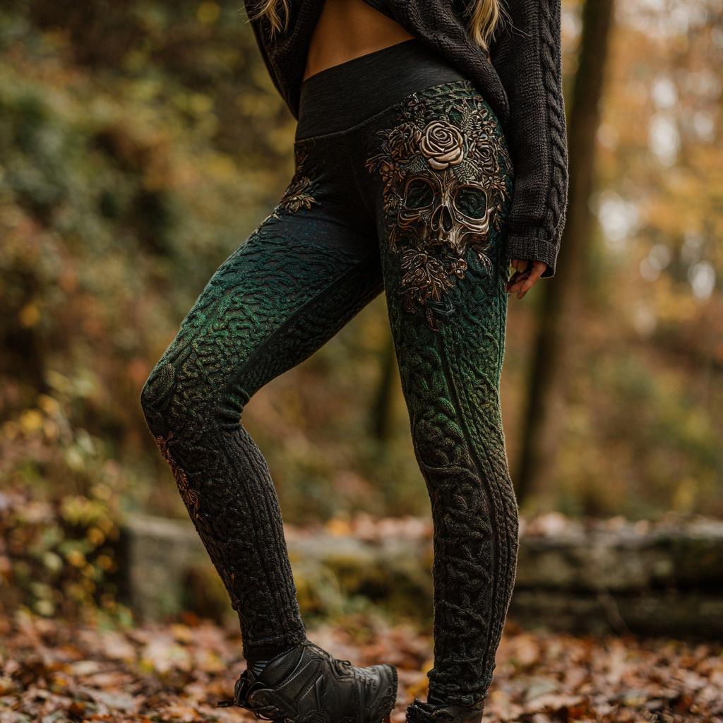 Women's High Waist Yoga Leggings Slim Fit Streetwear Cat Digital Print Stretch Fitness Workout Pants