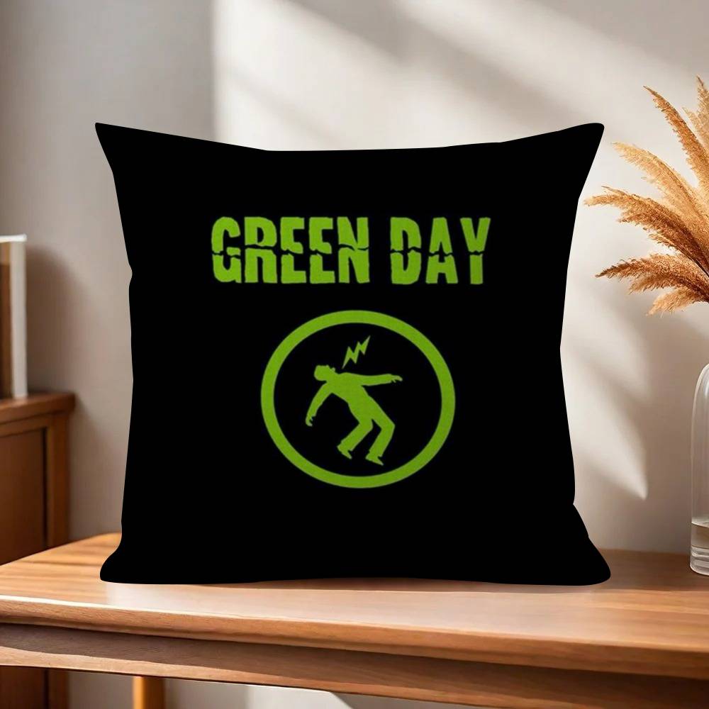 GGreen DDay Band Album Pillowcases Home Bedding Decorative Pillow Cover Wedding Super Soft Pillow Case