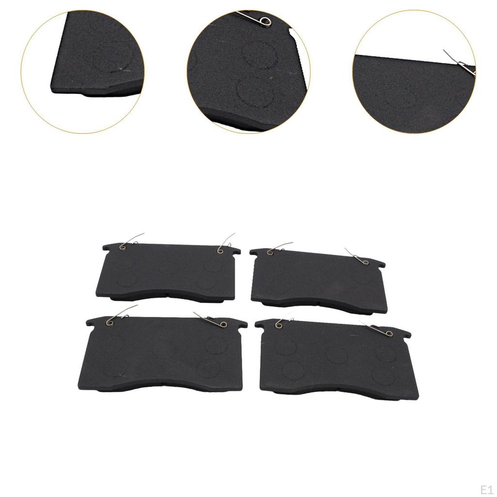 4x Trailer Disc Brake Pads Set, Caliper Pads, Repair Parts Easy To Use Installation