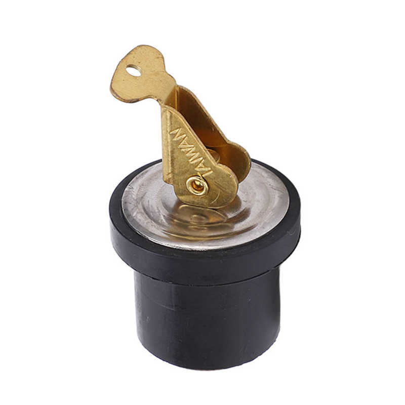 Compression Drain Plug 19mm Length Rubber Seal Boat Drain Plug No Deformation for Marine Livewell Sink