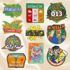 10pcs /Set Netherland Kruikenstad Emblem Embroidered Patches Iron On Patches For Clothing Netherland Carnival Patch Sewing Diy 