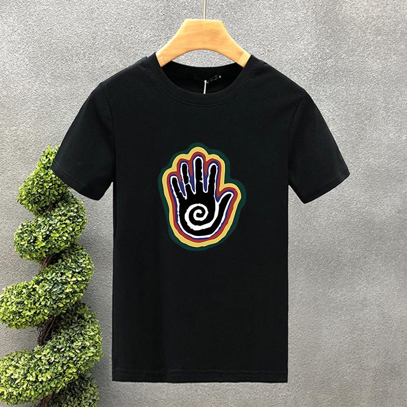 

2025 Summer New For Women s/Men s Couples Round Neck Sports Palm Printing Pattern T-shirt The Latest Hot Style High Quality 4XL