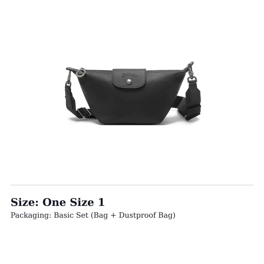 LONGCHAMP Cow Leather Dumpling Bag, Crossbody Bag, Shoulder Bag Mini Women's 10212987001
