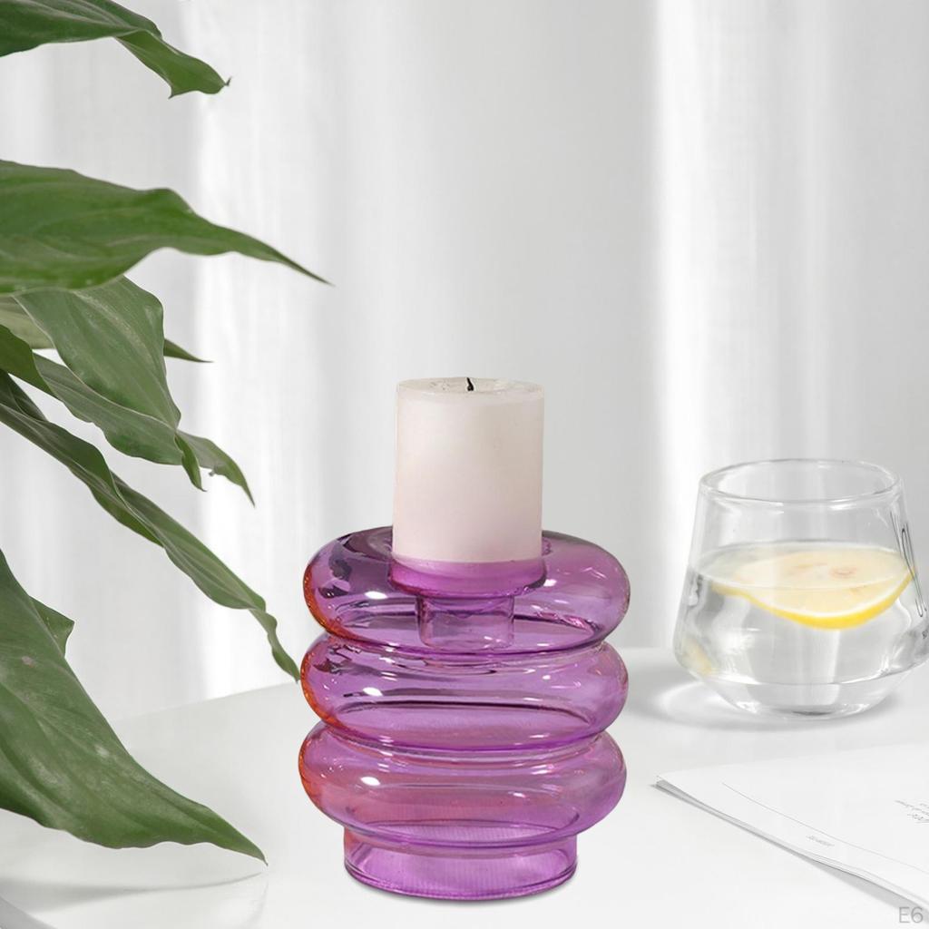 Candle Pillar Glass Holder for Housewarming