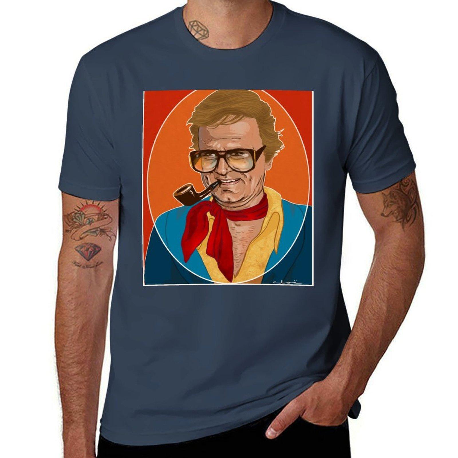 Charles Nelson Reilly Tshirt Quick Dry Training Short Sleeve Tee S