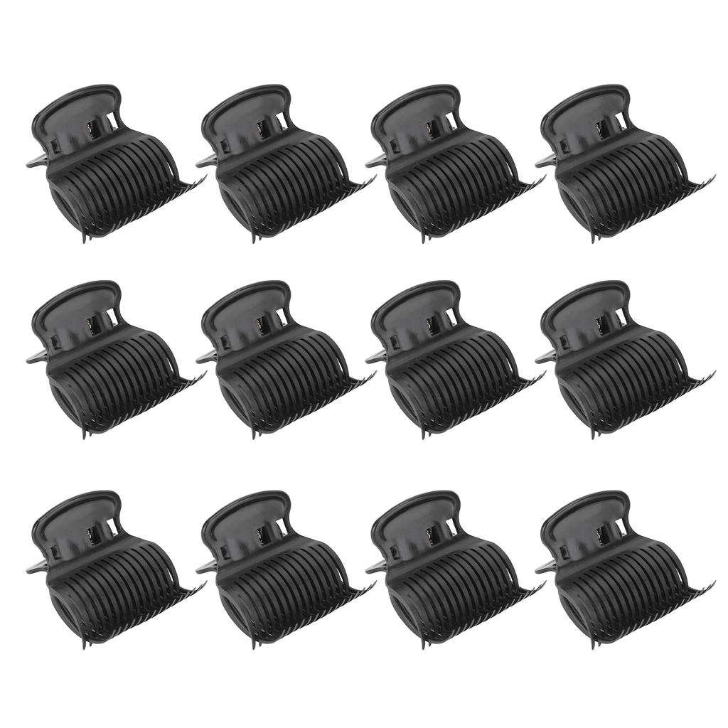 12pcs Hot Roller Clips Protect Hair Heat Insulation Fashionable Hair Roller Clips for Women Girls