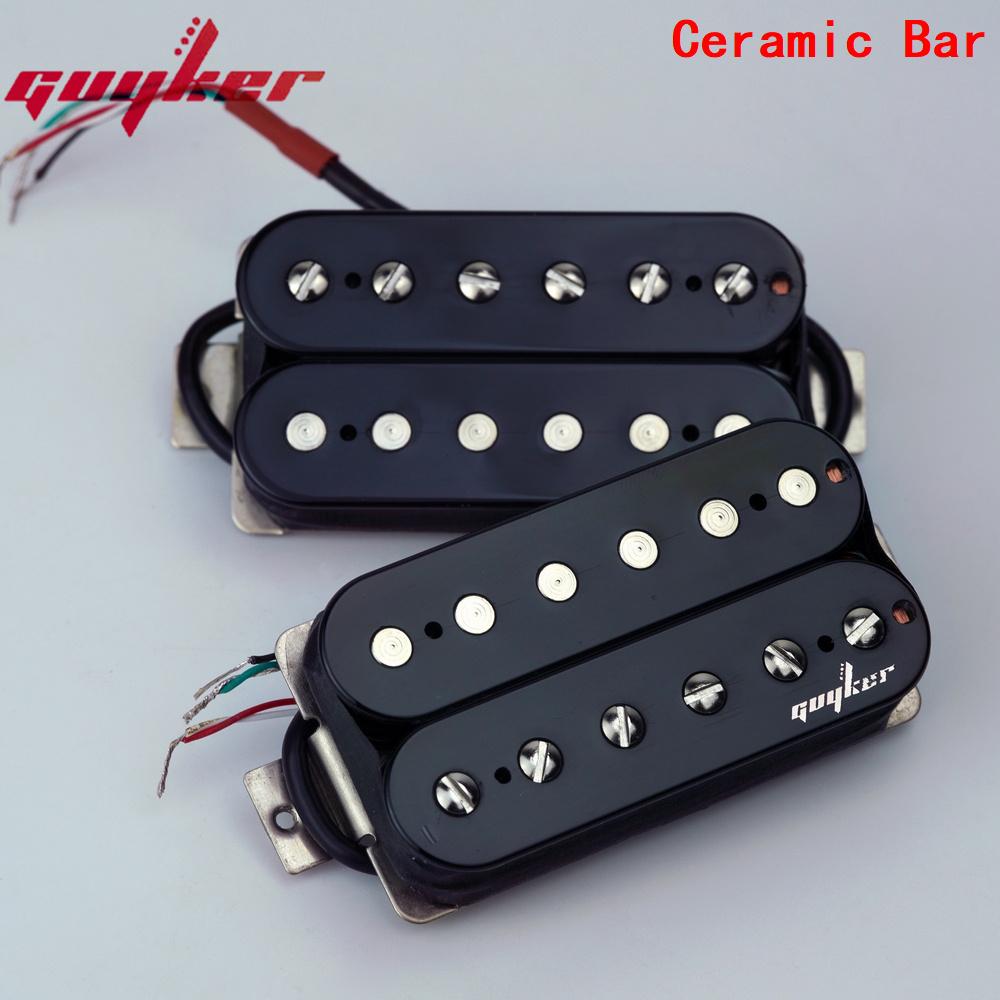 Guyker Electric Guitar Humbucker Pickups Double Coil Guitar Bridge Pickup  Neck Pickups Set - Black