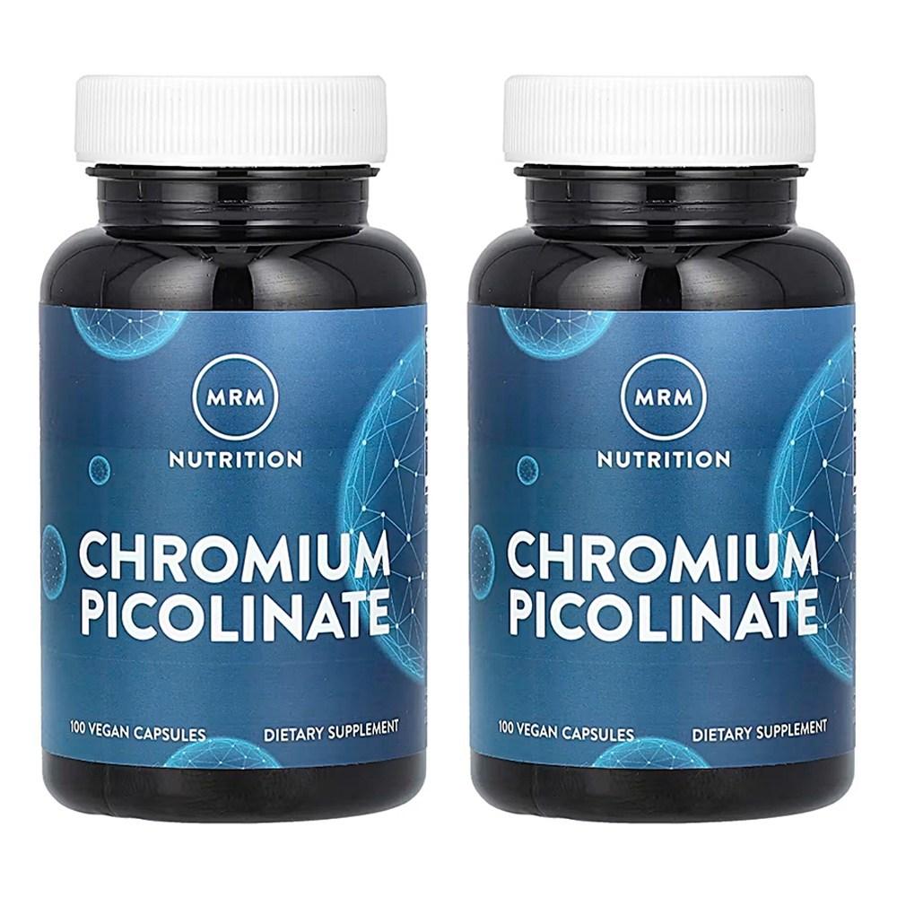 MRM Nutrition Chromium Picolinate 200 mcg 100 Vegetable Capsules 1 Capsule 2 pcs 100 Tablets