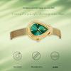 Elegant Diamond Crystal Quartz Watch for Women Fashion Golden Mesh Band Ladies Wristwatch Unique Design