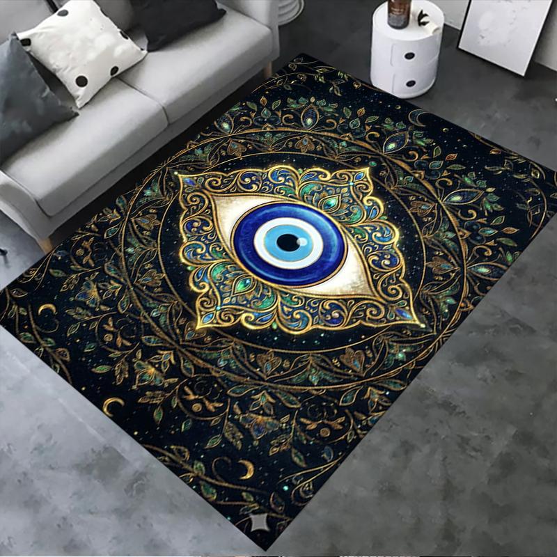 2025 New Evil Eye Carpet Rug for Living Room Bedroom Home Sofa Decoration,Kids Play Non-slip Floor Mat165