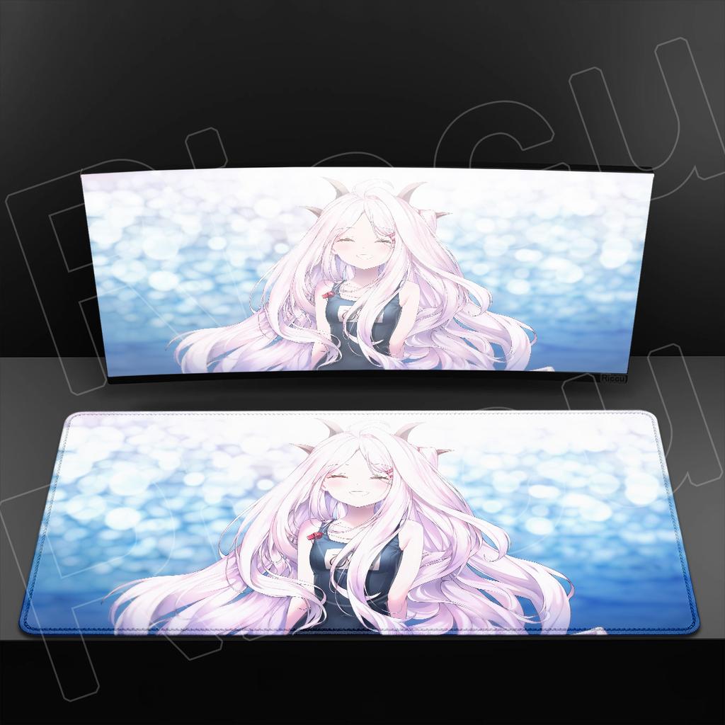 Mousepad Anime Sorasaki Hina Cute Desktop Carpet Xxl Laptop Blue Archive ESport Game Keyboard Mat Cartoon Pc Rubber Accessories
