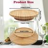 1/2/4Pcs Wine Glass Charcuterie Topper Bamboo Wine Glass Charcuterie Board Topper Wine Glass Topper Appetizer Plates for Party