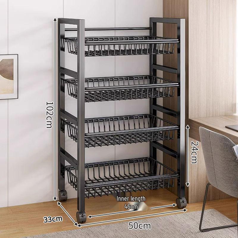 Multi-Layer Kitchen Microwave and Vegetable Storage Rack