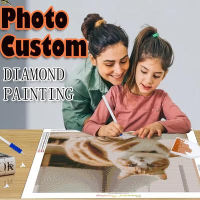 Large Size DIY Photo Custom Diamond Painting Picture Of Rhinestones Diamond Pet Portrait Embroidery Cross Stitch Gift Home Decor