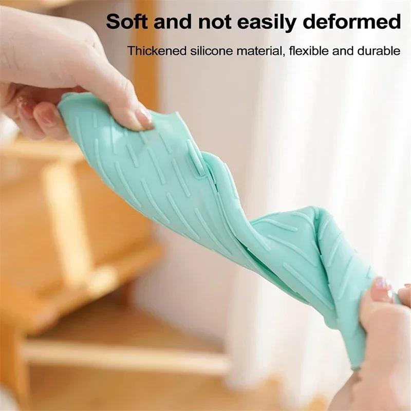 Silicone Hair Curling Iron Cover Hair Straightener Curler Storage Bag Pouch Heat Resistant Mat Insulation Pad Hair Styling Tools