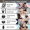 Electric Shavers For Men Bald Head,razors Shaving 5-in-1 5d Haircut Usb Rechargeable Led Cordless,rotary Shaver Grooming Kit With Clipper Nose Hair Si