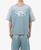 Saundeuobeuseonlaijeu Sun Faded Like T-Shirt Light Blue