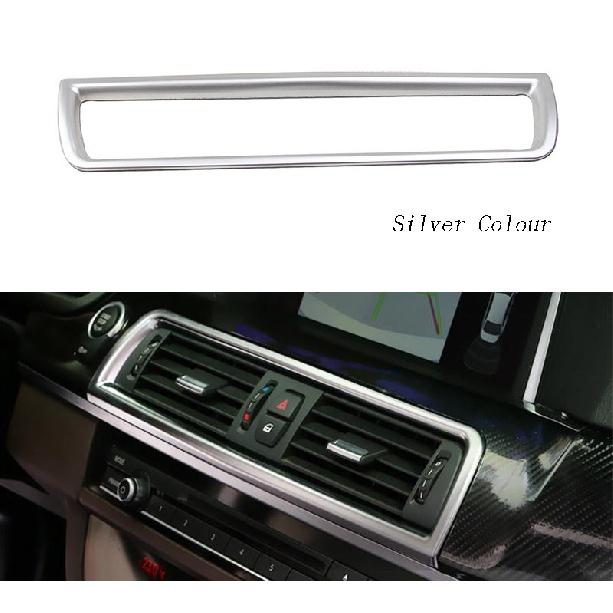 Styl auta Klimatizace Kryt rámu ventilace Nálepky lem Panel výstupu vzduchu pro BMW f10 F18 řady 5 Interior Auto