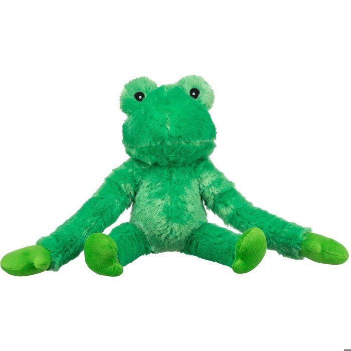 Jouet peluche - TRIXIE - Grenouille - Vert - Confortable - Amusant