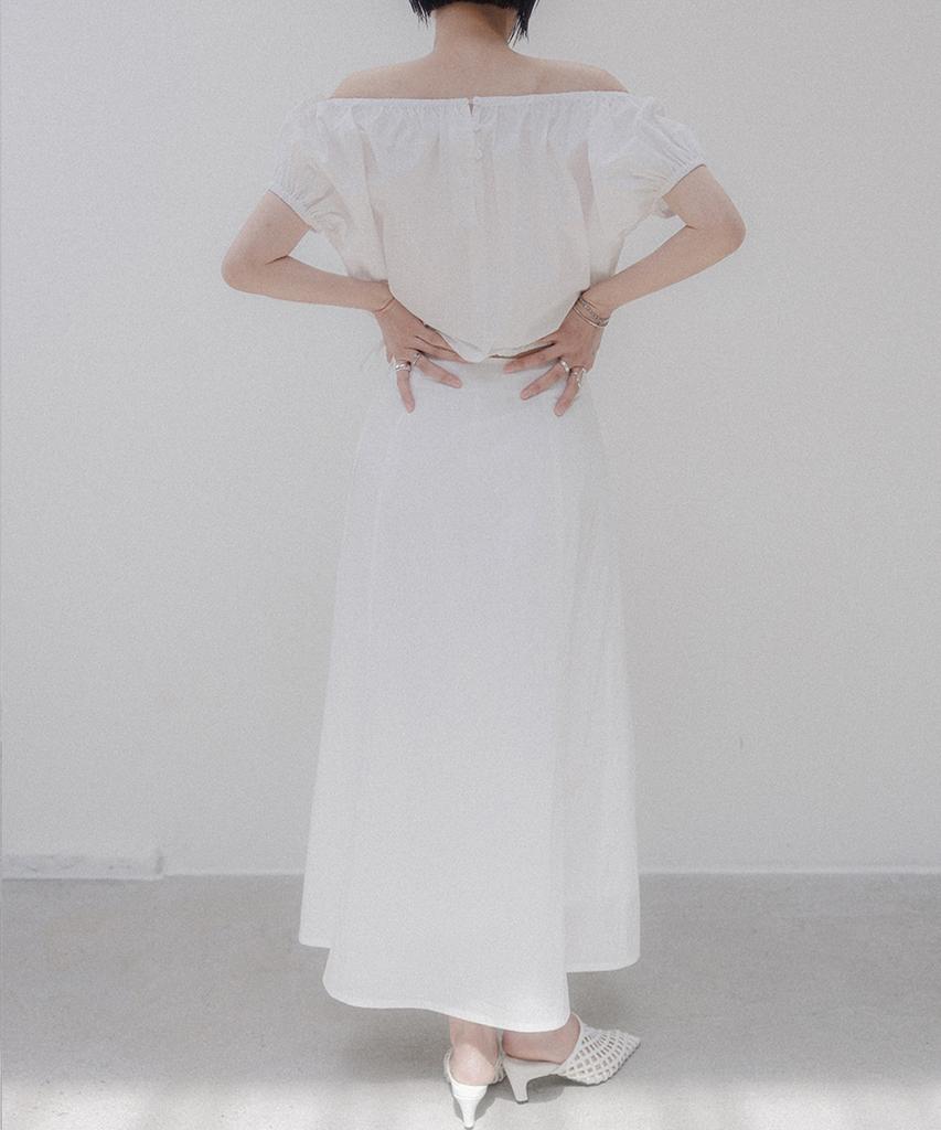 Memua Orb Cutout Flare Skirt