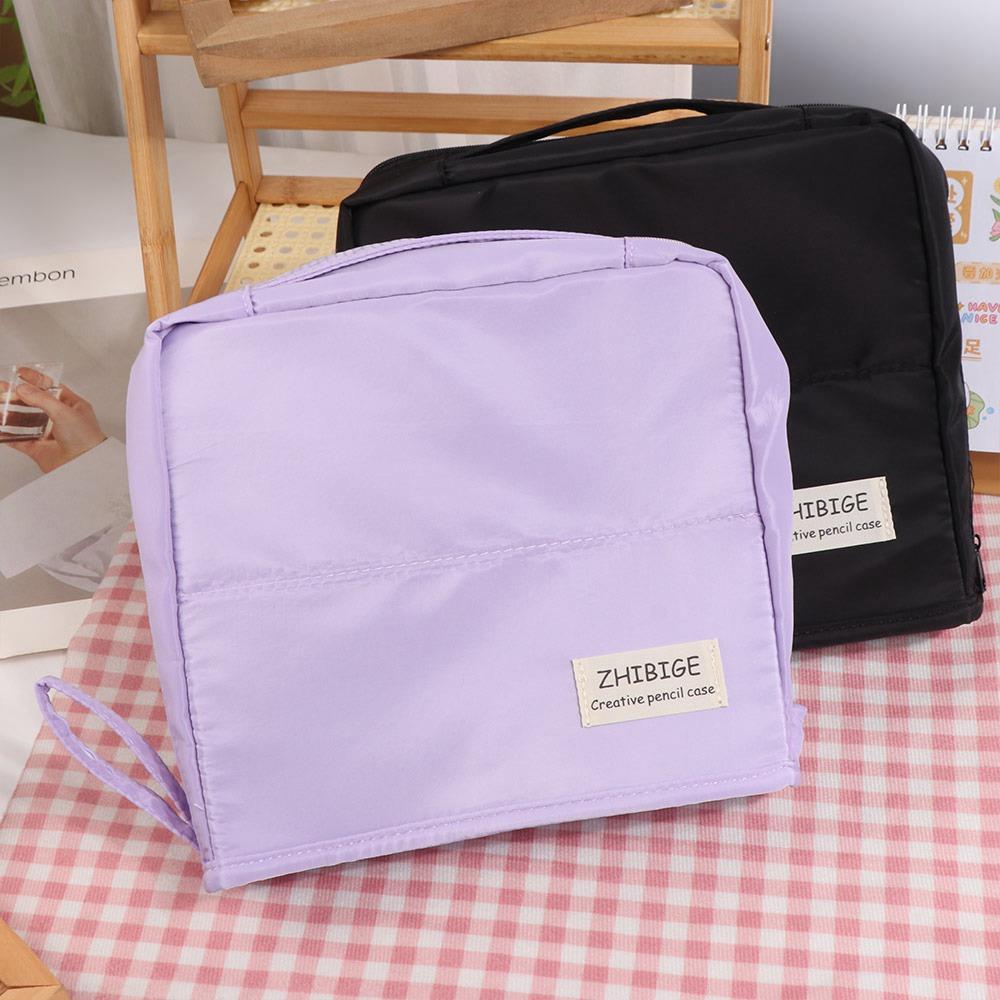 Large Capacity Pen Storage Bag Cosmetics Storage Pencil Box Stationary Holder  Children Gift