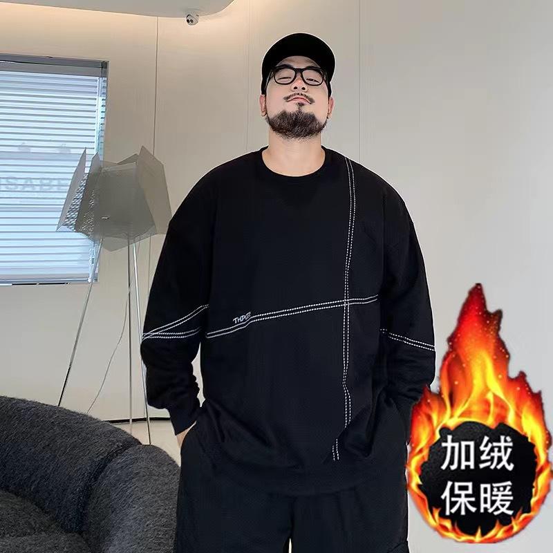 Color blocking soft high quality fabric wrinkle-resistant men's street sports casual breathable loose fashion trend comfortable tops