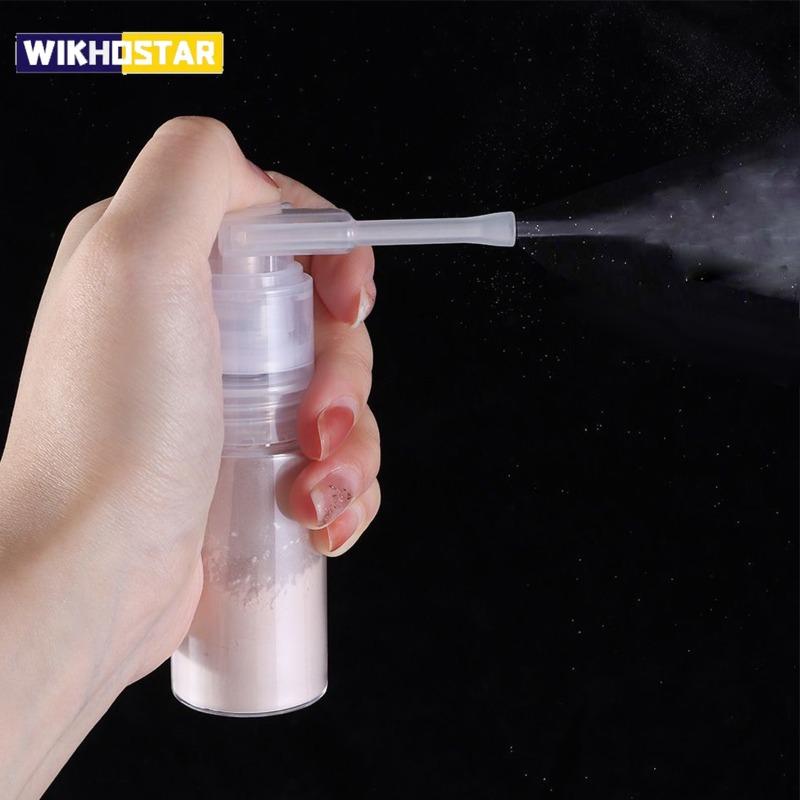 Plastic Spray Bottle for Cake Decoration, Powder, Baking Color, Flash Glitter, Fondant, Macaron, Mousse, 14ml, 25ml, 50ml