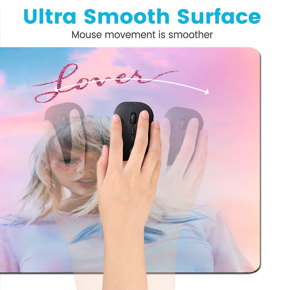 Singer T-Taylor-S-Swift-ES T-TTPD 25x29cm Small Office Student Gaming Thickened Pad Non-slip Cushion Mouse Pad Writing Desk Mats