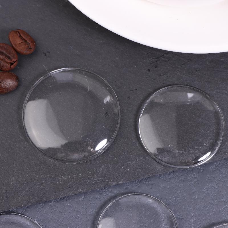 25-36MM Acrylic Round Watch Mirror Lid Watch Replacement Mask Transparent Surface Flat Face Mirror