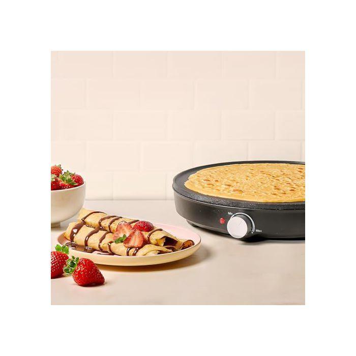 Crêpière électrique - Ufesa - 1000W - Plaque antiadhésive 30 cm - Contrôle de température réglable - Sécurité thermique