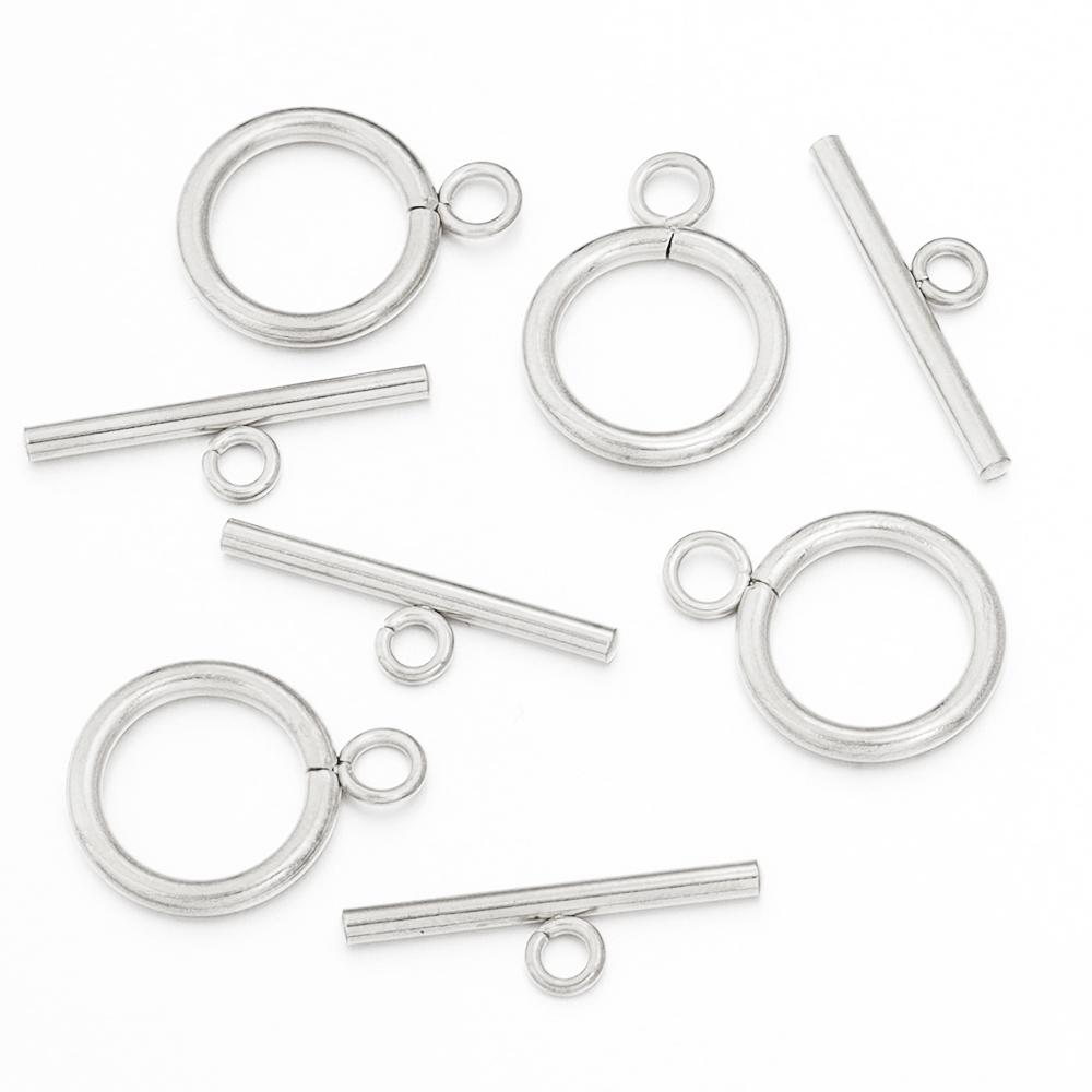 4-5Sets/Lot  Metal OT Clasps Connectors For Bracelet Necklace DIY Toggle Clasps Buckle Jewelry Making Supplies Connectors