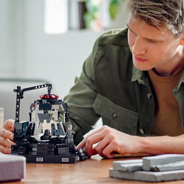Lego® 75296 star wars la salle de méditation de dark vador™, set à collectionner, cadeau d'anniversaire pour adulte