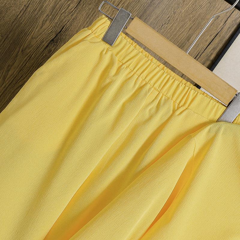 Modisches Mädchen-Set Herbst Kinder Freizeit Einfarbig Langarm Oberteil und Hosen Set