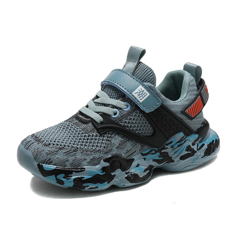 Children's sports shoes New boys' casual shoes Single net breathable middle school and older students' running shoes