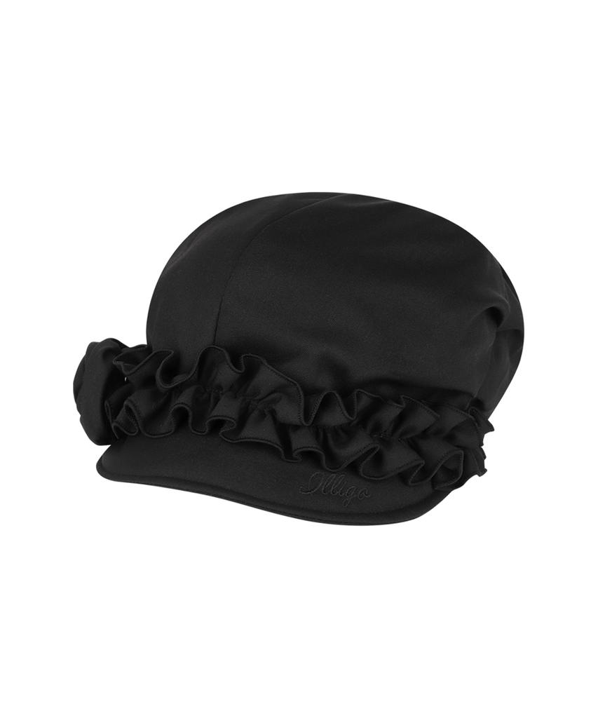 ILLIGO Fleur Ruffle Hunting Cap Black