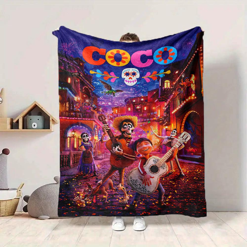 1Pc Cultural Celebration Mexico Blanket Soft And Comfortable Casual Warm Camping Travel Christmas Halloween Xmas Gift M924360