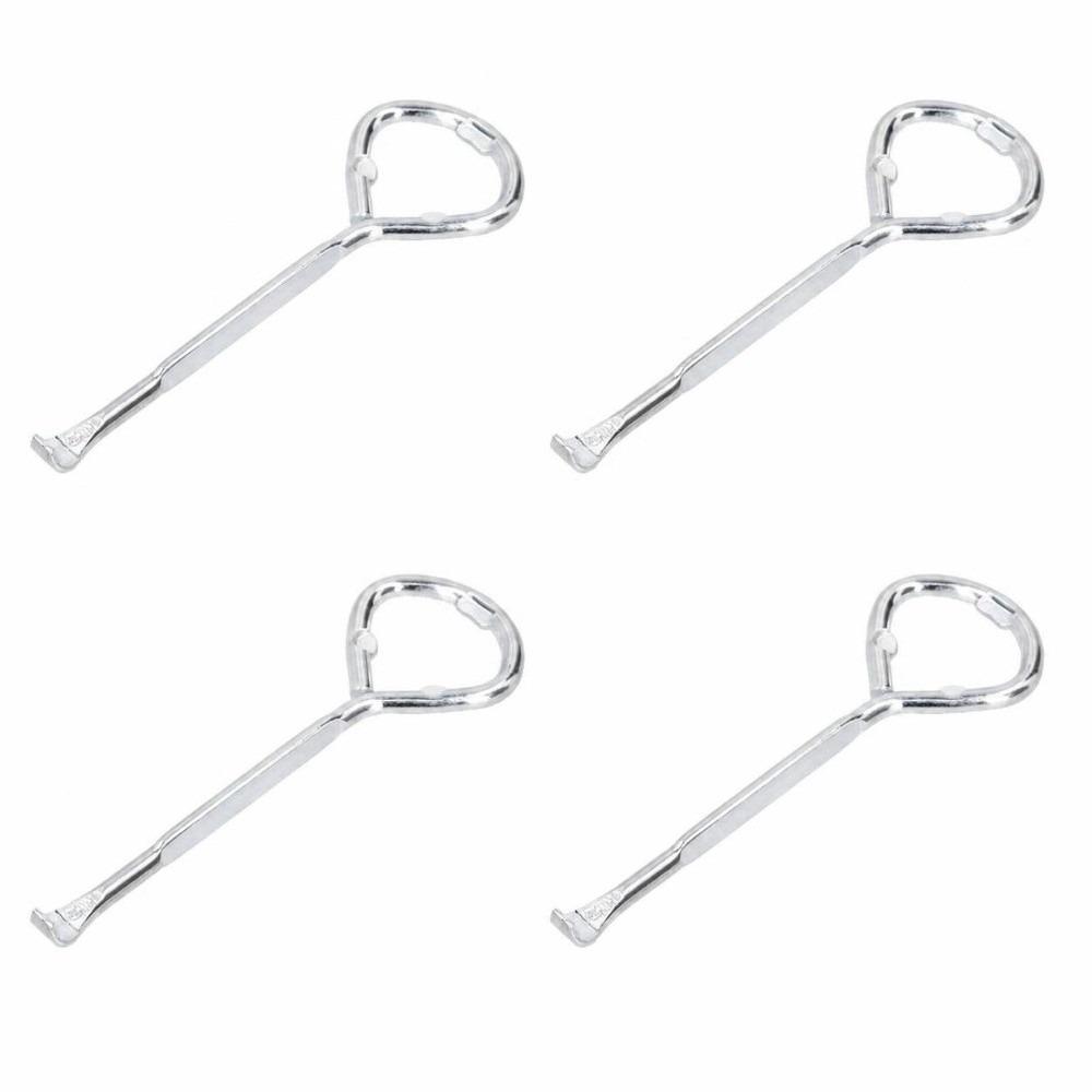 4PCS Stainless Steel Bottle Opener Tool Heavy Duty Metal Paint Can Lid Remover  For Painters