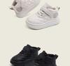 Spring & Fall Non-Slip Soft Sole Mid-Top Toddler Shoes - Boys & Girls Casual Leather Outdoor Board Shoes.