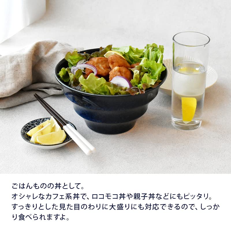 EAST table Ramen Mino made in microwave dishwasher safe bowl, lightweight, 19cm, border, ware, white, 712-024-03, Japan, stylish, safe,
