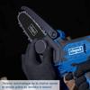 Pack Scie de jardin sans fil C-PS100-X - Longueur coupe 127 mm - Vitesse 4,8 m/s - SCHEPPACH 20V IXES Batterie 2Ah + chargeur 2.4A