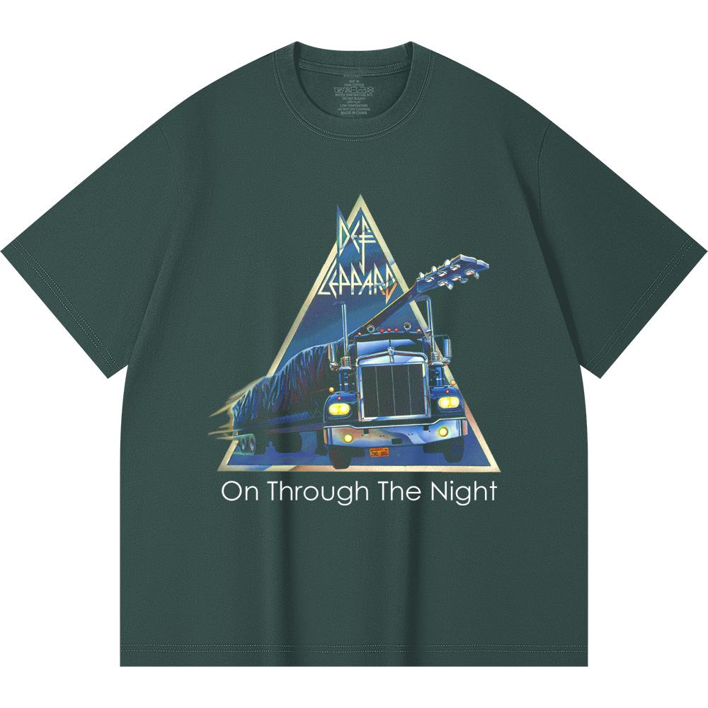 230 Gsm 100% Cotton Heavy Metal T-Shirt Rock Band Popular Music Print Unisex Heavy Cotton T Shirt