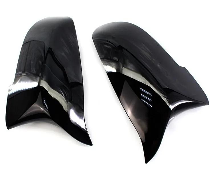

Carbon fiber black finish car rearview mirror cover caps for BMW 5 6 7 Series F10 F11 F18 F07 F12 F13 F06 F01 F02 LCI