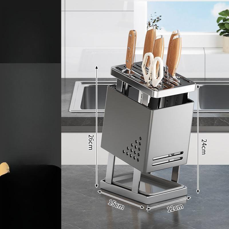 

Stainless Steel Rotary Tool Holder Household Kitchen Countertop Shelf Tool Supplies Storage Holder Tool Holder Finishing Holder